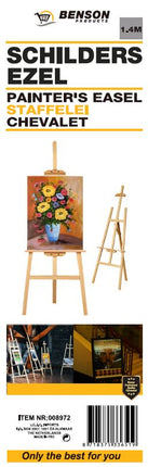 Schildersezel 140 cm – Afmeting ezel ca. 142x43,5x52 cm., 102 cm