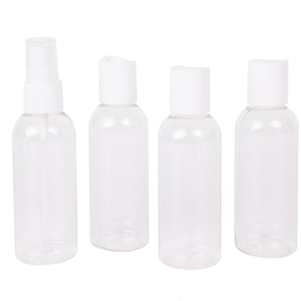 Reisflesjes set 4 dlg – Voor op reis