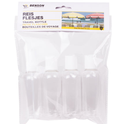 Reisflesjes set 4 dlg – Voor op reis