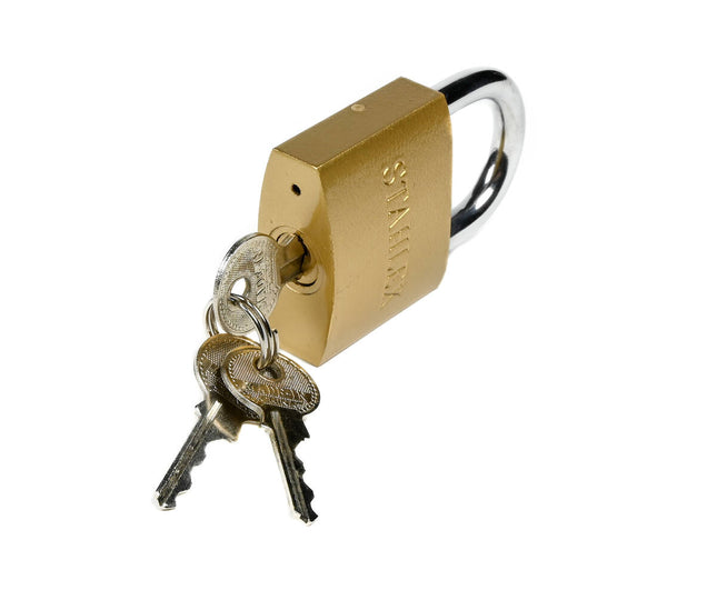 Hangslot 50mm Staal, Weerbestendig, Inclusief 3 Sleutels voor Buiten.