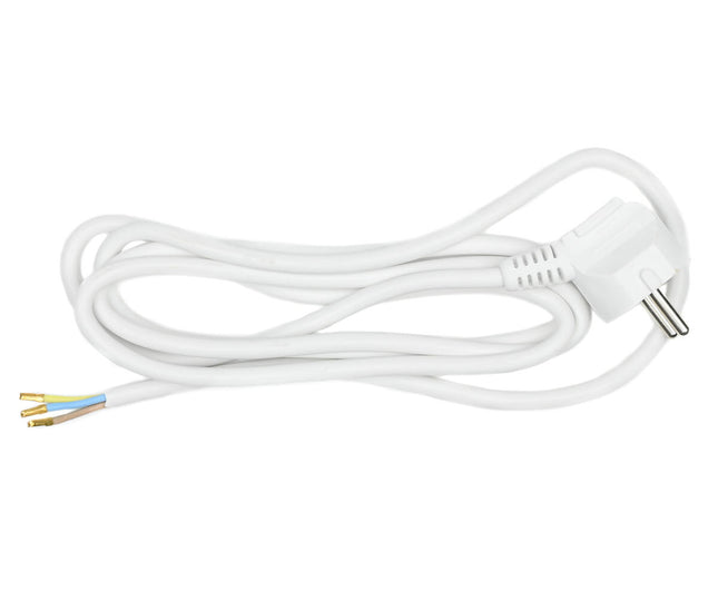 RA Stekker Aansluitsnoer 1.8m Wit - 3500W, 3G1.5mm², Veilig Gebruik
