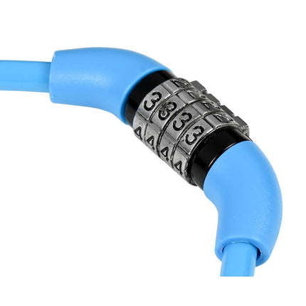 Kabel Cijferslot 865, 8x650mm, voor fietsbeveiliging, mix kleuren