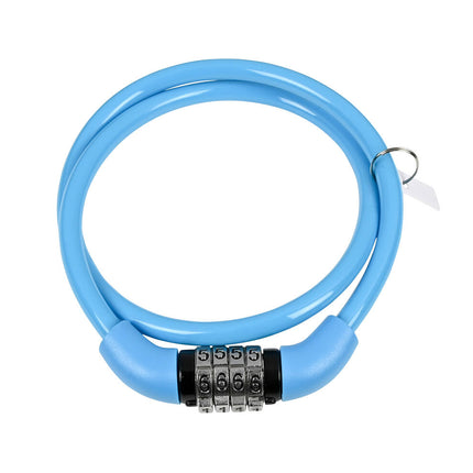 Kabel Cijferslot 865, 8x650mm, voor fietsbeveiliging, mix kleuren
