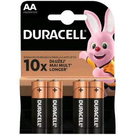 Duracell AA LR6 Batterijen 4-Pack - Voor Speelgoed en Elektronica