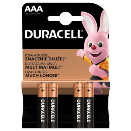 Duracell AAA 4-delig - Voor Afstandsbedieningen en Speelgoed