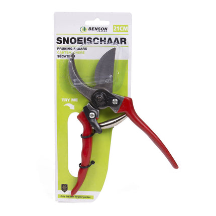 Snoeischaar 21 cm - Bypass, 1 cm snijcapaciteit, bloemen & takken.