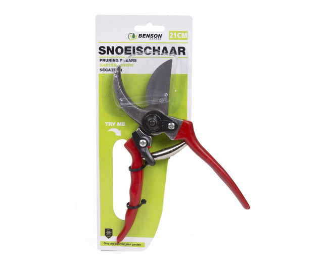 Snoeischaar 21 cm - Bypass, 1 cm snijcapaciteit, bloemen & takken.