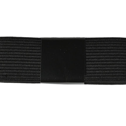 Schwarzes Gummiband 90 cm x 3 cm für Kleidung und Handarbeitsprojekte
