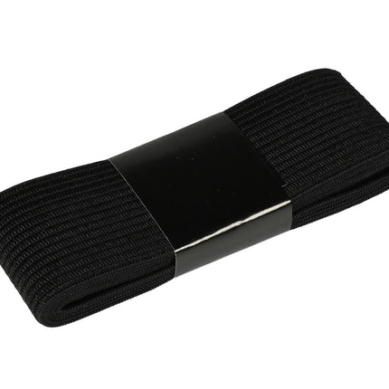 Schwarzes Gummiband 90 cm x 3 cm für Kleidung und Handarbeitsprojekte