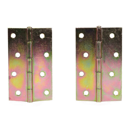 Scharnieren 102x60mm 2 dlg, gegalvaniseerd, incl. 16 schroeven, voor deuren.