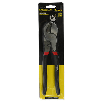 Kabelschaar 10" 25 cm: Knipt stalen, koperen, aluminium kabels.