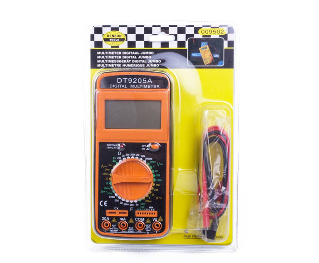 Digitale Multimeter Jumbo: Meet AC/DC 1000V, 20A, 20M Ohm, 200uF.