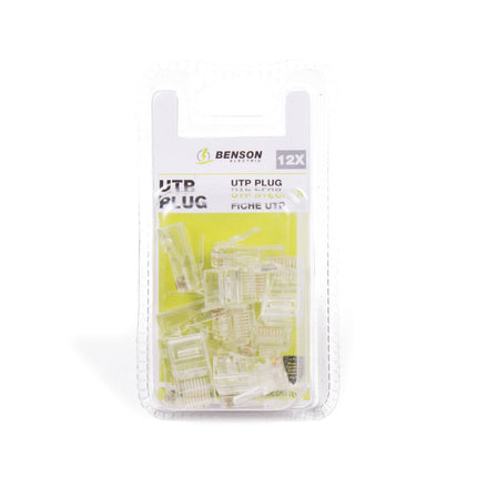 UTP RJ45 Cat5 Pluggen 12-delig - Geschikt voor Netwerkinstallaties