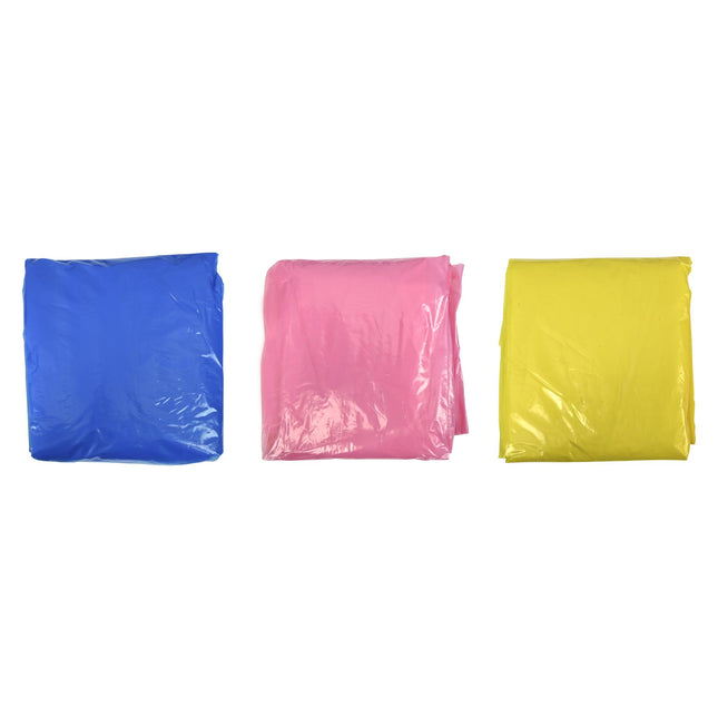 Regenjas lang wegwerp mix – Lengte 120 cm, voor volledige dekking., Aantal per stuk