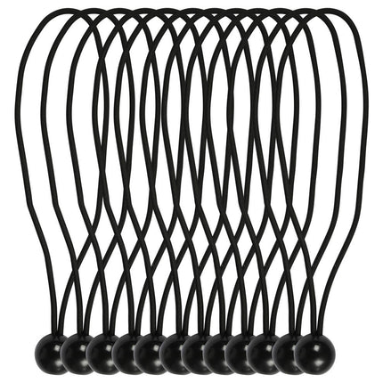 Elastiek met Bal 12-delig, 24 cm - Voor Tenten en Dekzeilen