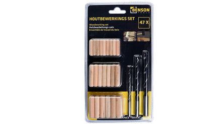 Houtbewerking Set 47-delig met Zagen, Beitels en Boren voor DIY-projecten