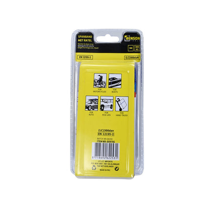 Spanband 5m, 300kg, EN-norm, ideaal voor transport en bevestiging