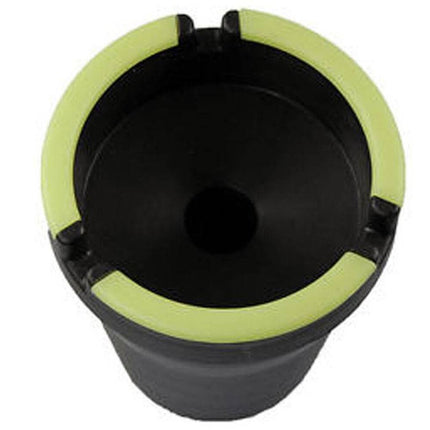 Zelfdovende Asbak 10,6x8cm met Glow in the Dark voor Auto Bekerhouder