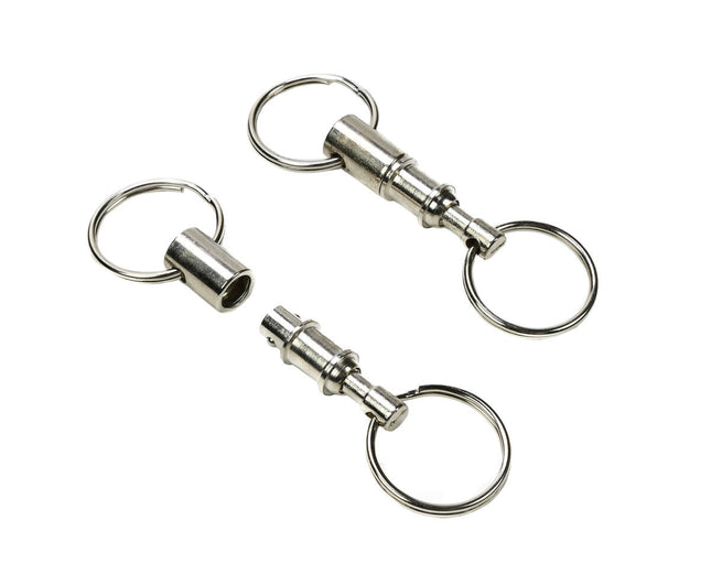 Sleutelhanger 2 dlg - Metalen Splitssysteem voor Eenvoudig Sleutelscheiding
