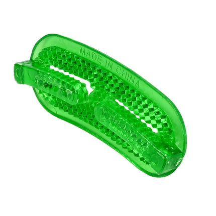 Ovale Spaak Reflector Set 4-delig, 80x37mm, Wit/Oranje/Blauw/Groen