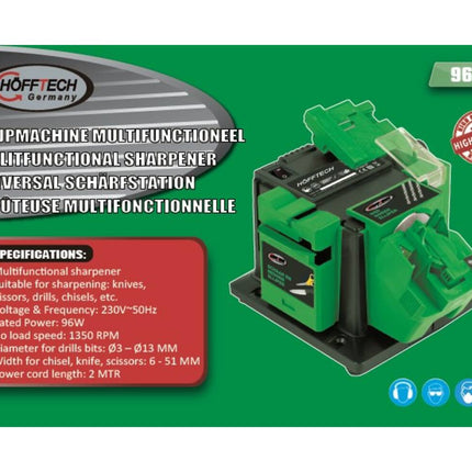 230V Slijpmachine, Geschikt voor Metaal & Hout, Inclusief 5 Schijven
