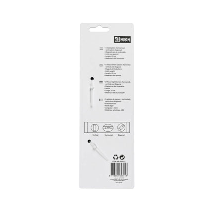 Magnetische Torpedo Waterpas 23cm, 3 meetopties, perfect voor bouw.