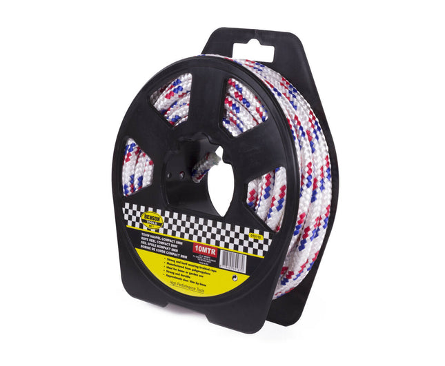 Touw Haspel 8mm x 10m: Sterk Polypropyleen, Ideaal voor Tuinwerk