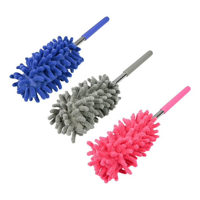 Stoffer microvezel telescopisch mini – Materiaal stoffer chenille, 760 mm