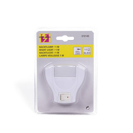 Nachtlamp 1W - Zachte Verlichting voor Slaap- en Kinderkamer