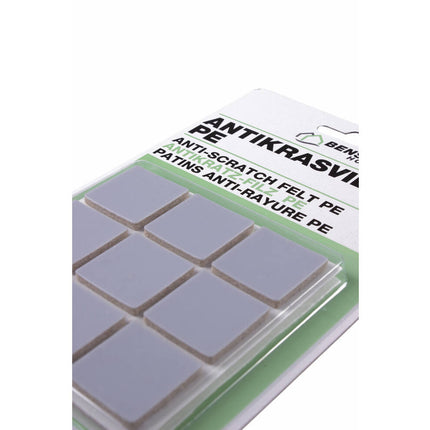 Antikrasvilt 25x25 mm, 18 dlg, beschermt vloeren tegen krassen.
