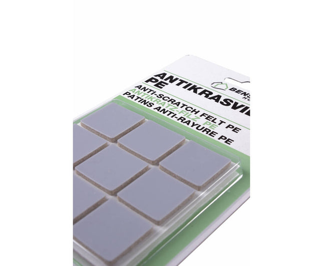 Antikratz-Filzgleiter 25x25 mm, 18-tlg., schützt Böden vor Kratzern.