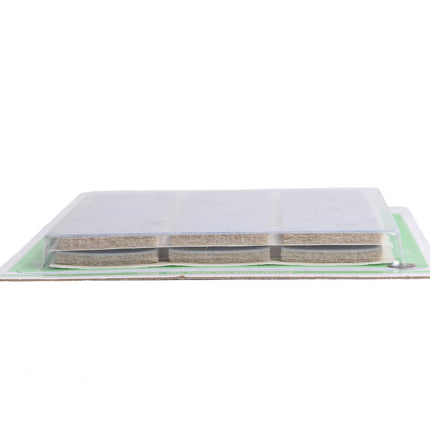 Antikrasvilt 25x25 mm, 18 dlg, beschermt vloeren tegen krassen.