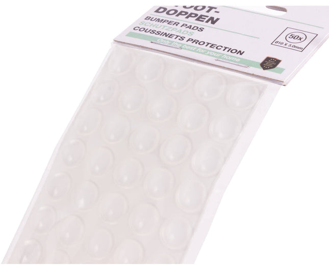 Puffer 50 Stück Ø10x3mm - Schutz für Glasoberflächen
