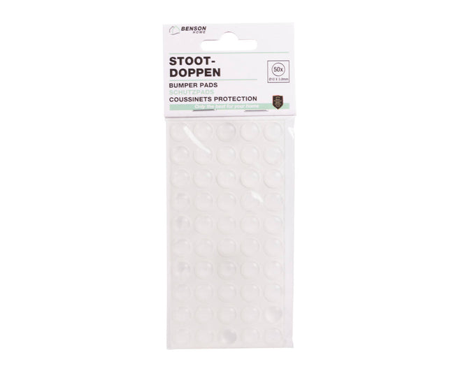 Puffer 50 Stück Ø10x3mm - Schutz für Glasoberflächen