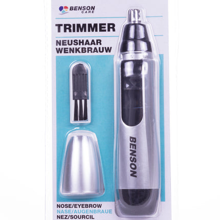 Trimmer neushaar/wenkbrauw/ oor – Batterij 1 x AA (niet inbegrepen), Draadloos
