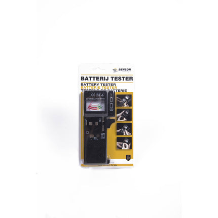 Batterij Tester: Meet AA/AAA/C/D/9V, Controleert Lampen & Zekeringen