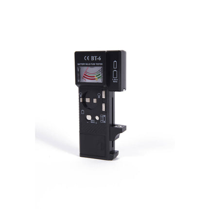 Batterij Tester: Meet AA/AAA/C/D/9V, Controleert Lampen & Zekeringen