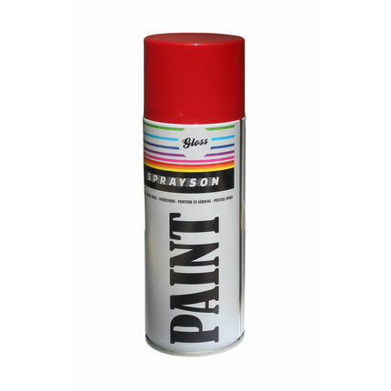 Verf Spuitbus 400ml RAL3000 Hoogglans Rood - Voor Auto- en Meubelprojecten