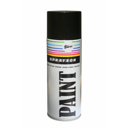 Zwarte Hoogglans Verf Spuitbus 400ml RAL9005, Perfect voor Meubels