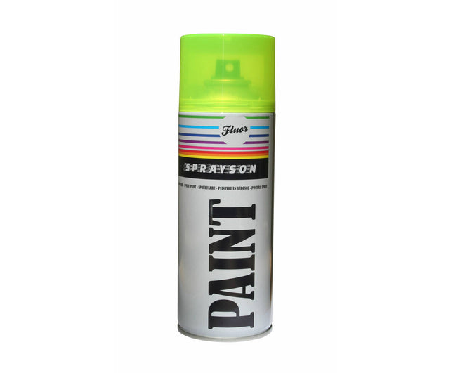 Fluor Gele Verf Spuitbus 400ml - Opvallende Kleur voor Creatieve Projecten