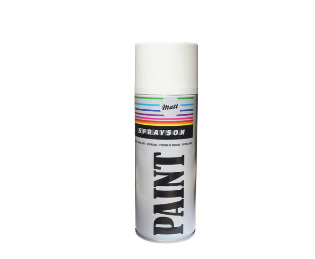 400 ml mattweiße Sprühfarbe RAL9010 für Möbel und Wände
