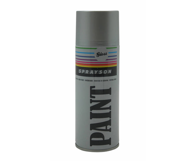 Zilveren Verf Spuitbus 400 ml voor Metaal, Hout en Kunststof Decoratie