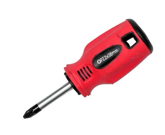 Pozi PZ2 x 38 Schroevendraaier Rood/Zwart Cr-V, ideaal voor PZ-schroeven