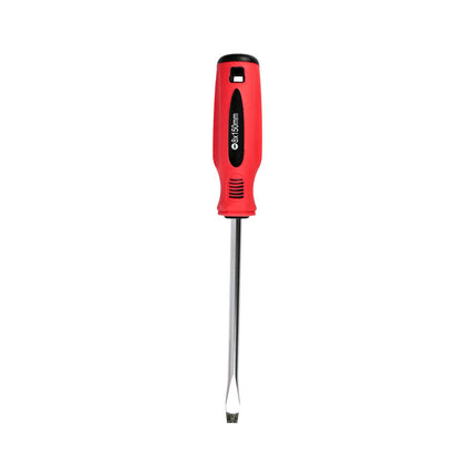 Platkop Schroevendraaier 8x150mm Cr-V Rood/Zwart - Ideaal voor Reparaties