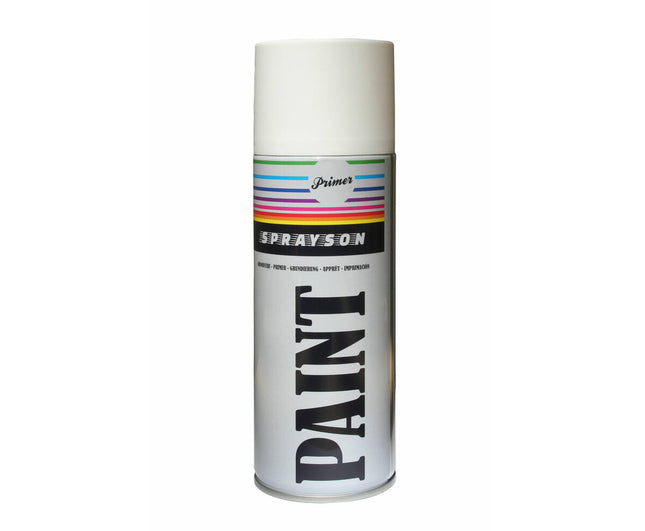 Verfspuitbus 400 ml Primer Wit - Voorbereiding voor Hout & Metaal