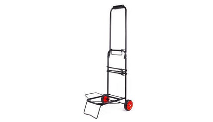 Opvouwbare Trolley Zilver/Zwart, Ruime Laadcapaciteit, Handig Voor Boodschappen