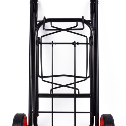Trolley opvouwbaar zwart – Afm. opgevouwen 51x30cm., Afm. uitgevouwen 88 x 34cm