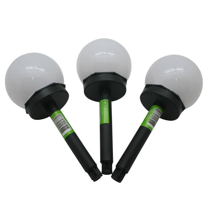 Solar Tuinlamp Bol Ø20cm, LED, Automatisch, Zonne-energie, Wit Licht