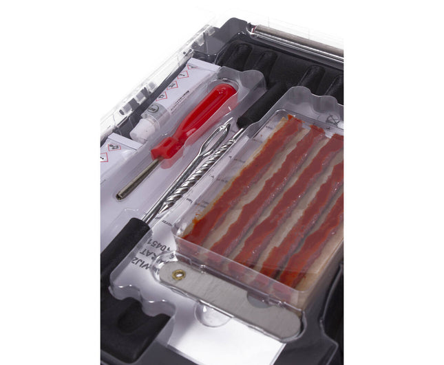 28-delige Autoband Reparatieset: Inclusief 20 Proppen & Drukmeter