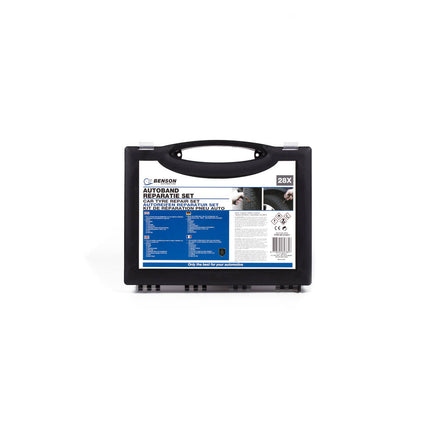 28-delige Autoband Reparatieset: Inclusief 20 Proppen & Drukmeter